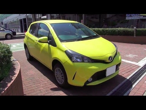 TOYOTA Vitz 2014. Обзор экстерьера и интерьера.