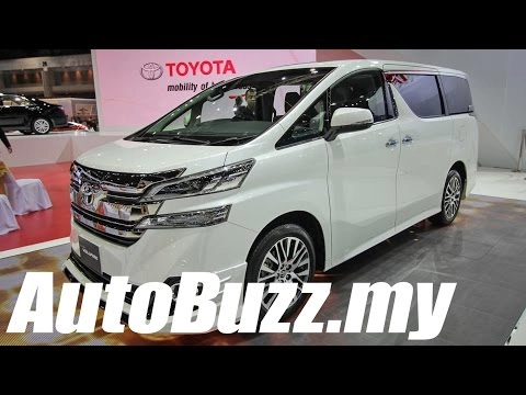Toyota Vellfire 2015. Bangkok Motor Show