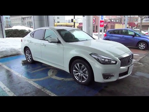 NISSAN FUGA 2015, 370GT, 4WD. Обзор экстерьера и интерьера.
