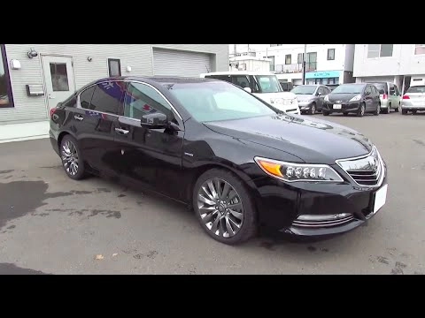 HONDA LEGEND 2015, Гибрид, EX, AWD. Обзор экстерьера и интерьера.