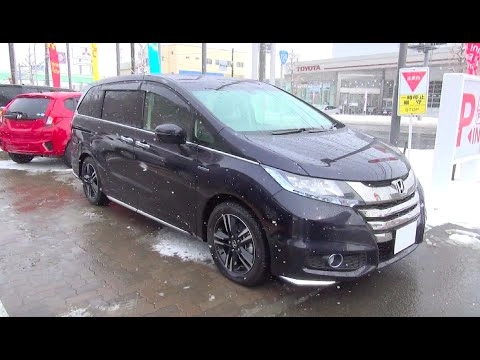 HONDA ODYSSEY HYBRID 2016, ABSOLUTE, Honda SENSING EX Package. Обзор экстерьера и интерьера.
