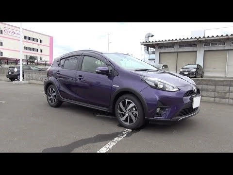 TOYOTA AQUA 2017, CROSSOVER. Обзор экстерьера и интерьера.