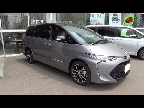 TOYOTA ESTIMA 2016, AERAS Premium-G. Обзор экстерьера и интерьера.