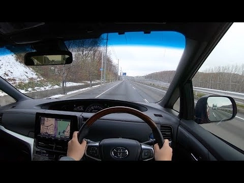 TOYOTA ESTIMA 2018, Гибрид, AERAS PREMIUM-G 4WD. Тест-драйв по городу.