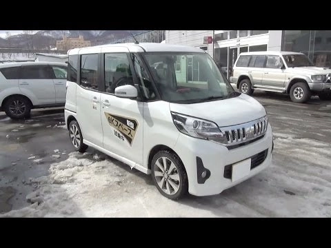MITSUBISHI eK SPACE CUSTOM 2014. Обзор экстерьера и интерьера.