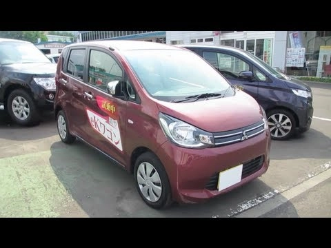 MITSUBISHI eK wagon 2013. Обзор экстерьера и интерьера.