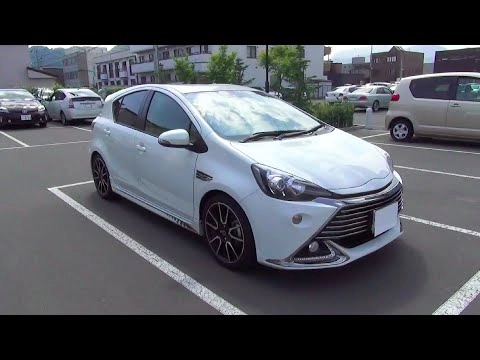 TOYOTA AQUA 2014, G's. Обзор экстерьера и интерьера.
