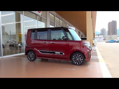 DAIHATSU TanTo Custom 2019, RS 660cc Turbo 4WD. Обзор экстерьера и интерьера.