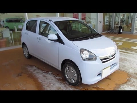 DAIHATSU Mira e:s 2012. Обзор экстерьера и интерьера.