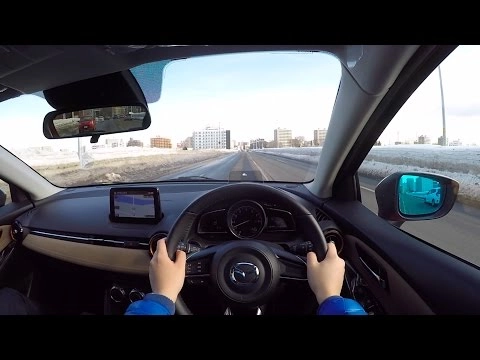 MAZDA DEMIO (Mazda2) 2017, 13S Tailored Brown, 4WD. Тест-драйв по городу.