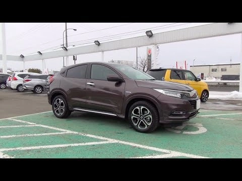 HONDA VEZEL 2018, Гибрид, 4WD, Honda SENSING. Обзор экстерьера и интерьера.