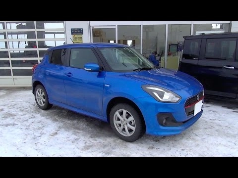 SUZUKI SWIFT 2017, Гибрид, RS 4WD. Обзор экстерьера и интерьера.