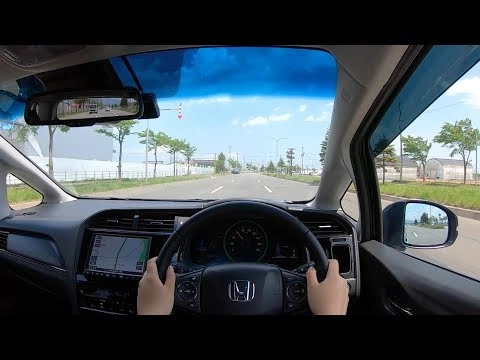 HONDA SHUTTLE 2019, Гибрид, 1.5L, 4WD. Тест-драйв по городу.