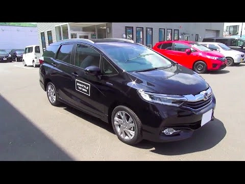 HONDA SHUTTLE 2015, Гибрид, Комплектация Z, 4WD. Обзор экстерьера и интерьера.
