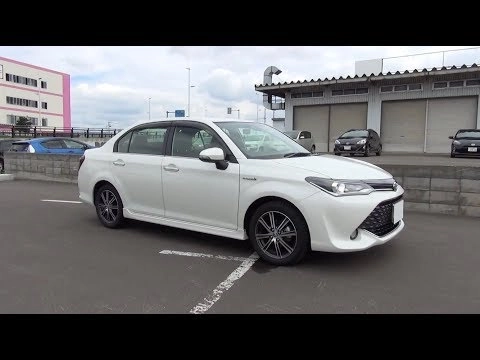TOYOTA COROLLA AXIO 2017, Гибрид. Обзор экстерьера и интерьера.