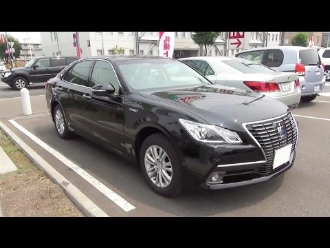 TOYOTA CROWN 2014, Гибрид, RoyalSaloon, G Four. Обзор экстерьера и интерьера.