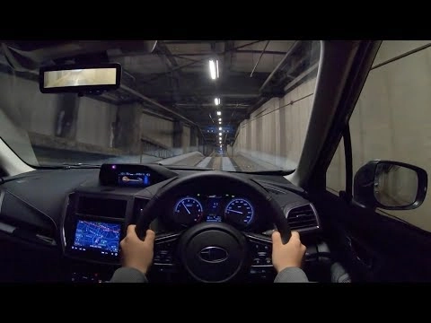 SUBARU FORESTER 2018, Гибрид, e-BOXER, AWD. Тест-драйв по городу ночью.