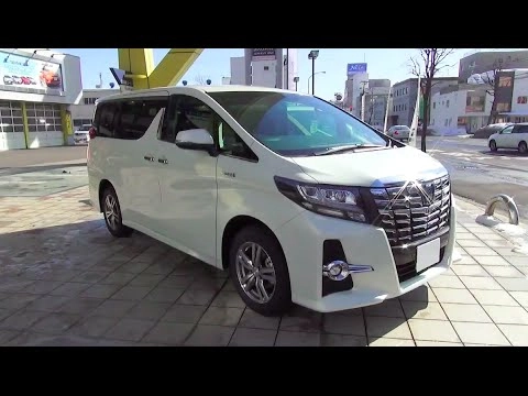TOYOTA ALPHARD 2015, Гибрид, SR "C Package", 4WD. Обзор экстерьера и интерьера.