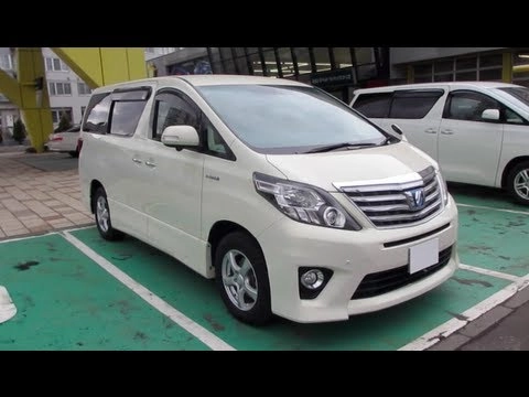 TOYOTA ALPHARD 2012, Гибрид. Обзор экстерьера и интерьера.