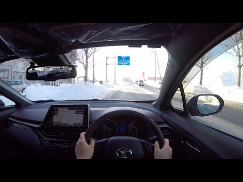 TOYOTA C-HR 2016, G-T, 4WD. Тест-драйв по городу.