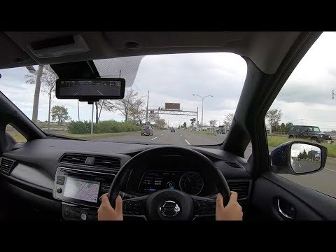 Nissan Leaf 2018 (2-ое поколение). Тест-драйв по городу